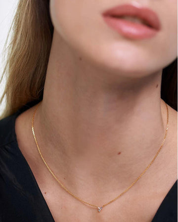 Κολιέ Midnight Blue Επιχρυσωμένο Ασήμι 925 PDPAOLA CO01-176-U - themelidisjewels